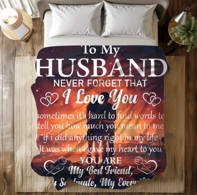 To My Husband | FLM Arctic Fleece Blanket 50x60